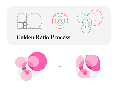 Beauty Product App Icon app icon application beauty logo beauty product app branding care circle cosmetics cosmetics logo ecommerce face golden ratio golden ratio design golden ratio logo grid inpetor logodesigner makeup pink skin