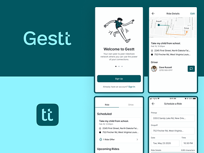 Gestt - Ridesharing App