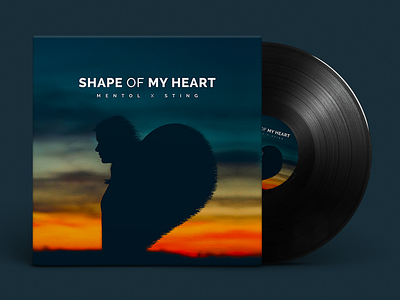 Artwork | Mentol x Sting - Shape Of My Heart album art album cover artist artwork cover art music music artwork music cover photo