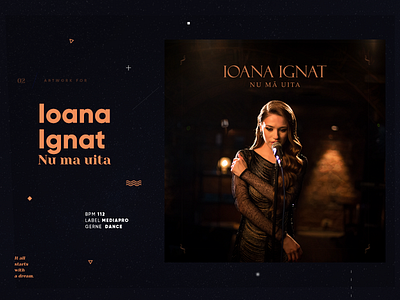 Artwork | Ioana Ignat - Nu Ma Uita album art album cover artist artwork cover art music music artwork music cover photo