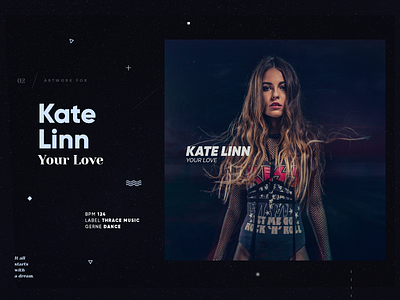 Artwork | Kate Linn - Your Love album art album cover artist artwork cover art music music artwork music cover photo