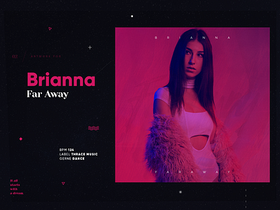 Artwork | Brianna - Far Away album art album cover artist artwork cover art music music artwork music cover photo