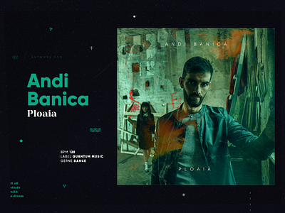 Artwork | Andi Banica- Ploaia album art album cover artist artwork cover art music music artwork music cover photo