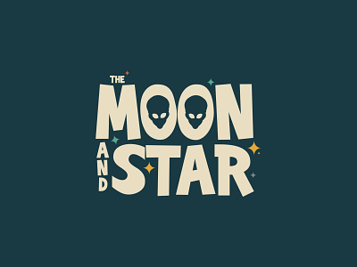 THE MOON AND STAR Restaurant logo & Brand design creative wordmark logo elegant restaurant logo fine dining logo minimalist restaurant logo modern wordmark design restaurant wordmark logo stylish wordmark logo trendy wordmark design unique restaurant logo wordmark logo design