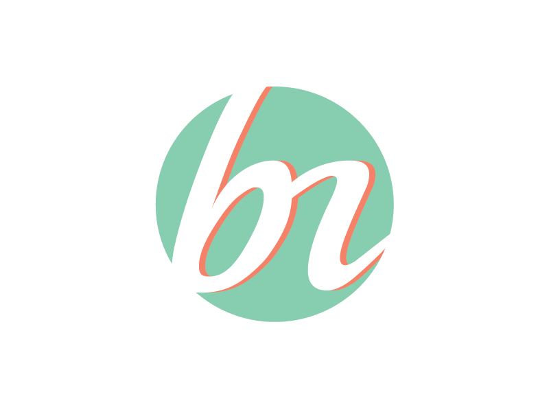 Personal logo logo typography branding personal promo mark b logotype portfolio abbreviation identity design