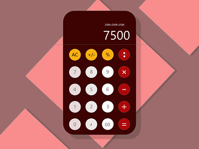 Calculator design dailyuichallenge ui web