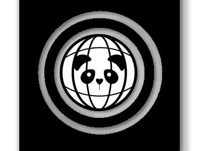 Panda global branding dailylogochallenge design graphic design illustration logo minimal vector
