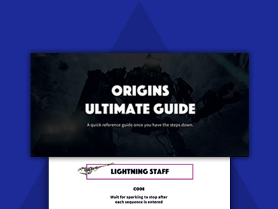 Origins Ultimate Guide - Infographic