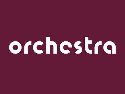 Orchestra wine label — Typography codeberry concept identity label orchestra simple typography wine