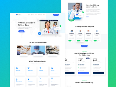 Medical Doctor Consultation Landing Page