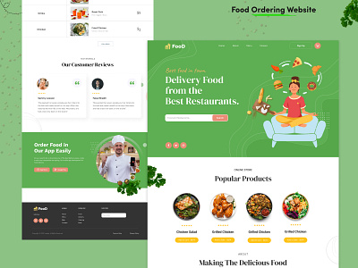 Food Delivery Landing page