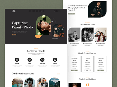 Photography Service Landing Page