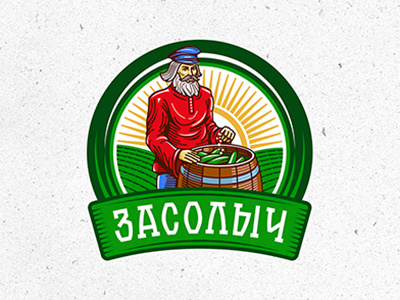 Labels for salt brand " Zasolych" brand vegitable