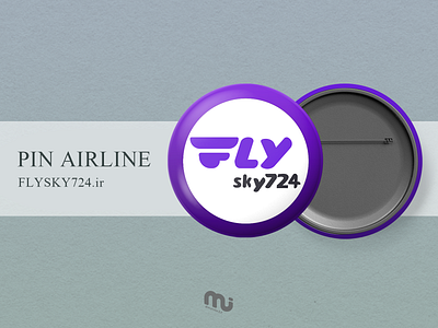 Pin Site Flysky724 design graphic design illustration logo mock typography ui vector