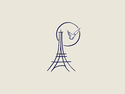 P R A Y F O R P A R I S design handmade illustration paris pray pray for paris