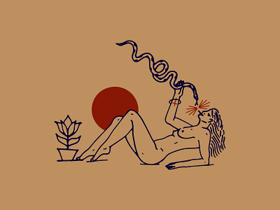 Woman & Serpent 