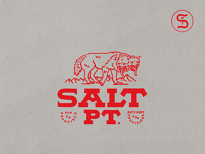Salt Pt. Butchery & Provisions Branding california design graphic design illustration letter lettering monogram type
