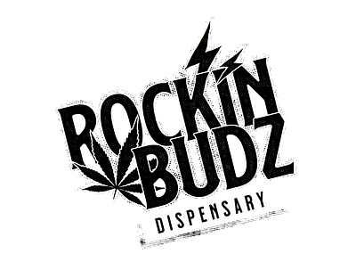 Rockin Budz Logo branding design graphic design illustration illustrator logo tshirt art tshirt design typography vector