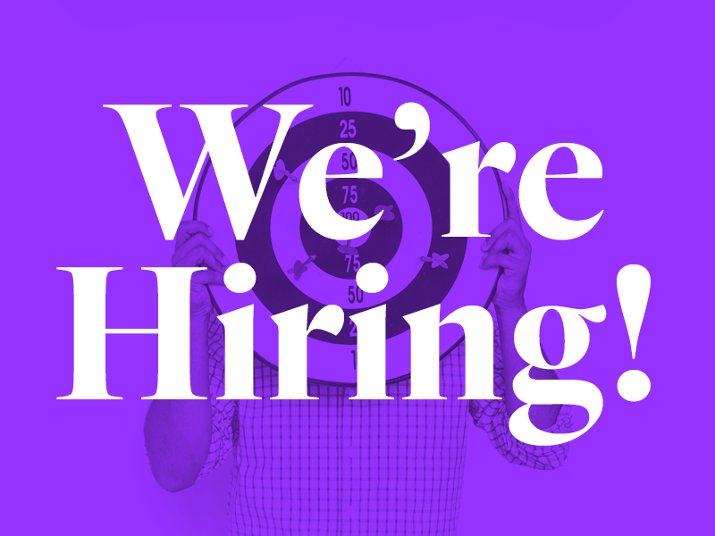 We're Hiring (for Spring)