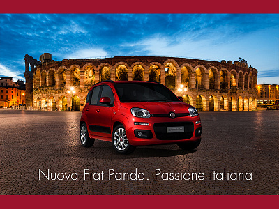 Fiat Panda "Arena di Verona" arena car design fiat industrial italian panda story style tecnology verona