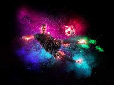 Sky Sport - Digital Art - Soccer adobe adv calcio cinemagraph digital art europa league gif nopeidea serie a sky sky sport sport