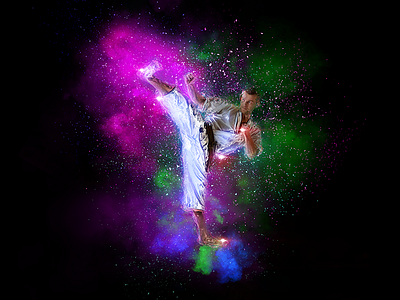 Sky Sport - Digital Art - Kung Fu behance cinemagraph daniele galasso digital art gif kung fu microvideo nopeidea portfolio sky sky sport sport