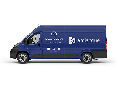 Re[generate] brand Amiacque - Van adv amiacque art brand corporate design direction graphic identity milan rebrand van