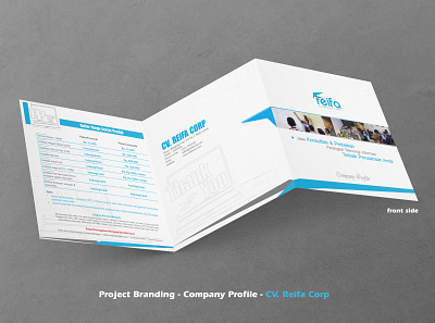 two fold company profile companyprofile design print design
