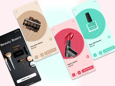 Beauty Product App Ui Design