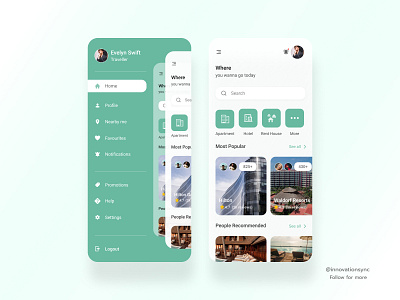 Accomodation Booking App Design