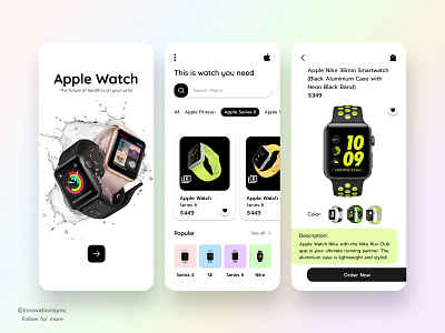 Apple Watch App Ui Design