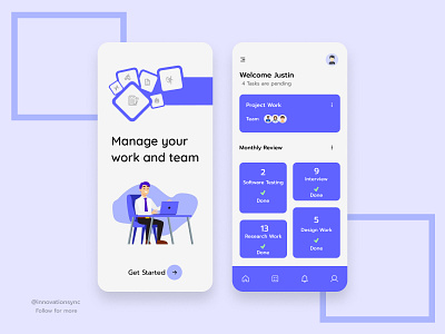 Task Management Ui Concept animation appdesign art branding dailyui digitaldesign flatdesign graphicdesign illustration innovationsync landingpage logo minimal print productdesign typography uitrends userexperience userinterface webdesign