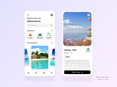 Travel App Ui Design