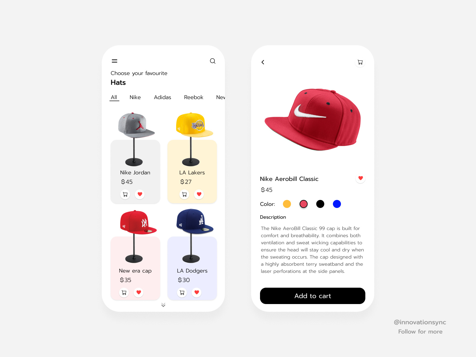 Fashion Hats Store Design by InnovationSync on Dribbble