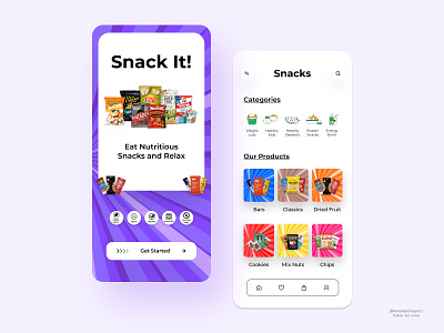 Snacks App Design