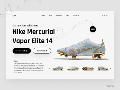 Shoes Website Landing Page