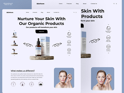 Skincare Products Website