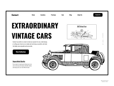 Vehicle Website Landing Page