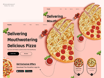 Pizza Website Landing Page