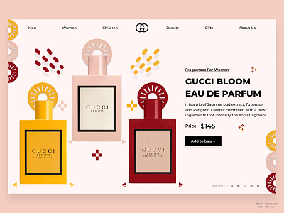 Perfume Store Website 3d animation art branding design digitaldesign flatdesign graphic design illustration innovationsync logo minimal design mobile motion graphics nft print product design typography ui webdesign