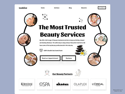 Beauty Services Website Design