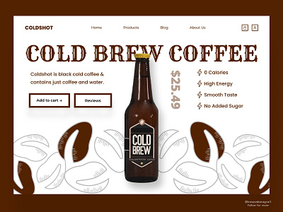 Coffee Website Landing Page