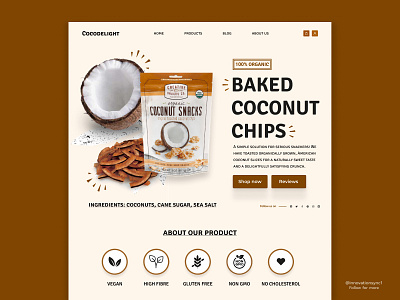 Snacks Website Design 3d animation art branding design digitaldesign flatdesign graphic design illustration innovationsync landing page logo mobile motion graphics nft print product design typography ui webdesign