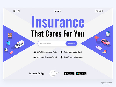 Insurance Website Landing Page