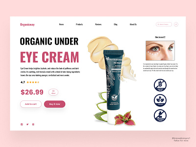 Organic Skincare Website