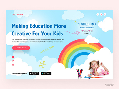 Kids Education Website
