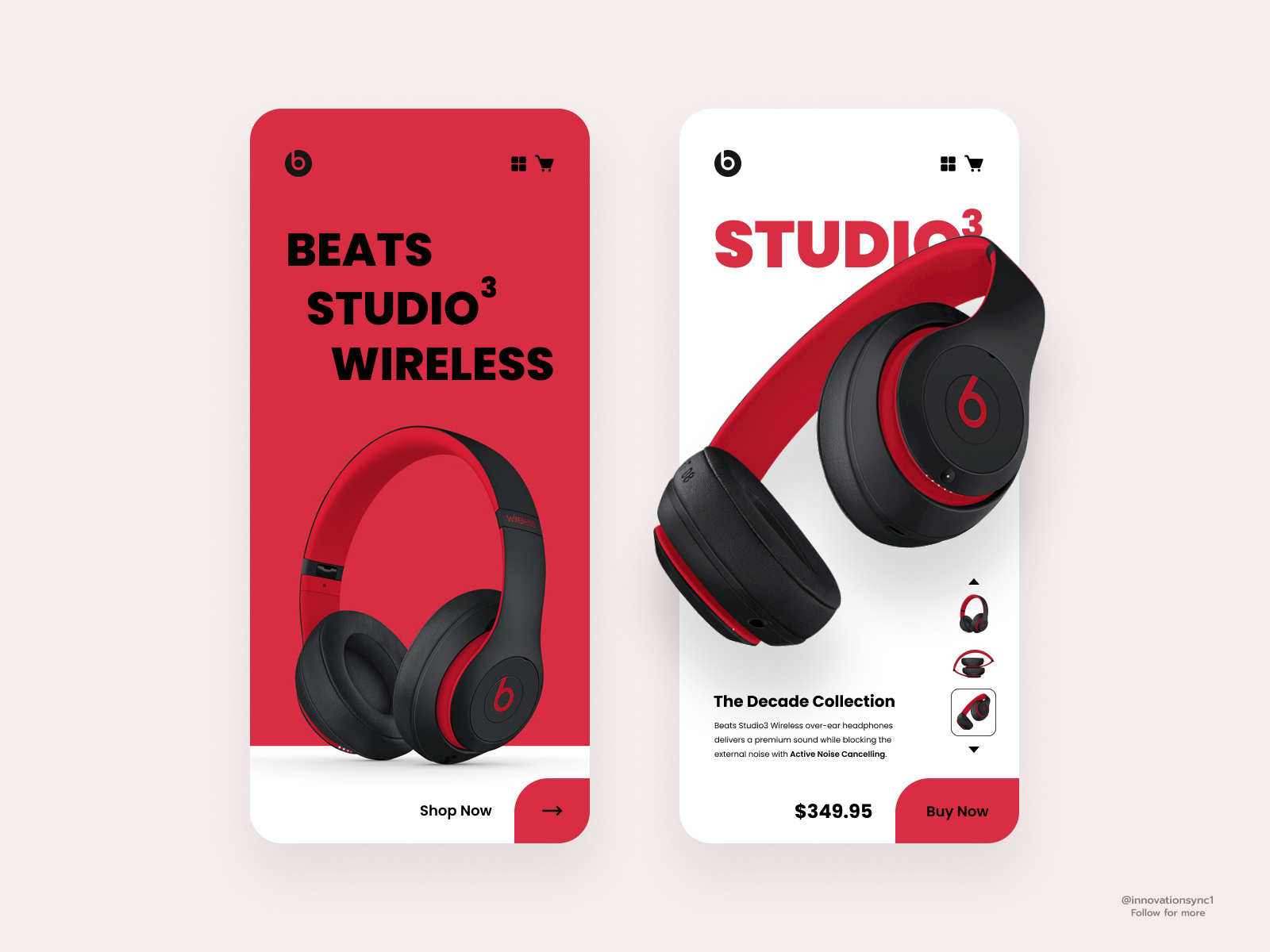 Headphones App Design by InnovationSync on Dribbble