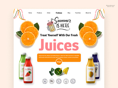 Juice Website Design