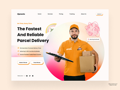 Parcel Delivery Website