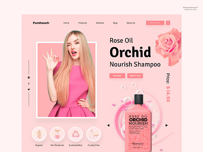 Beauty Products Website 3d animation art branding digitaldesign ecommerce flatdesign graphic design illustration innovationsync landing page logo minimal mobile motion graphics nft product design shopify typography webdesign